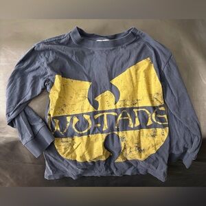 Kids Long Sleeve Wu-Tang Cotton On Collab Shirt Size 6
